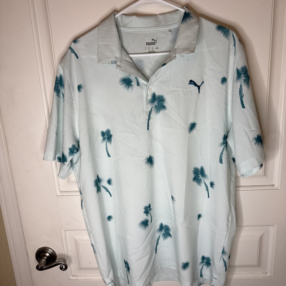 Puma Golf Shirt. NWOT. Active/stretchy Material.